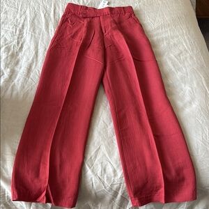Zara Rust Red Trousers